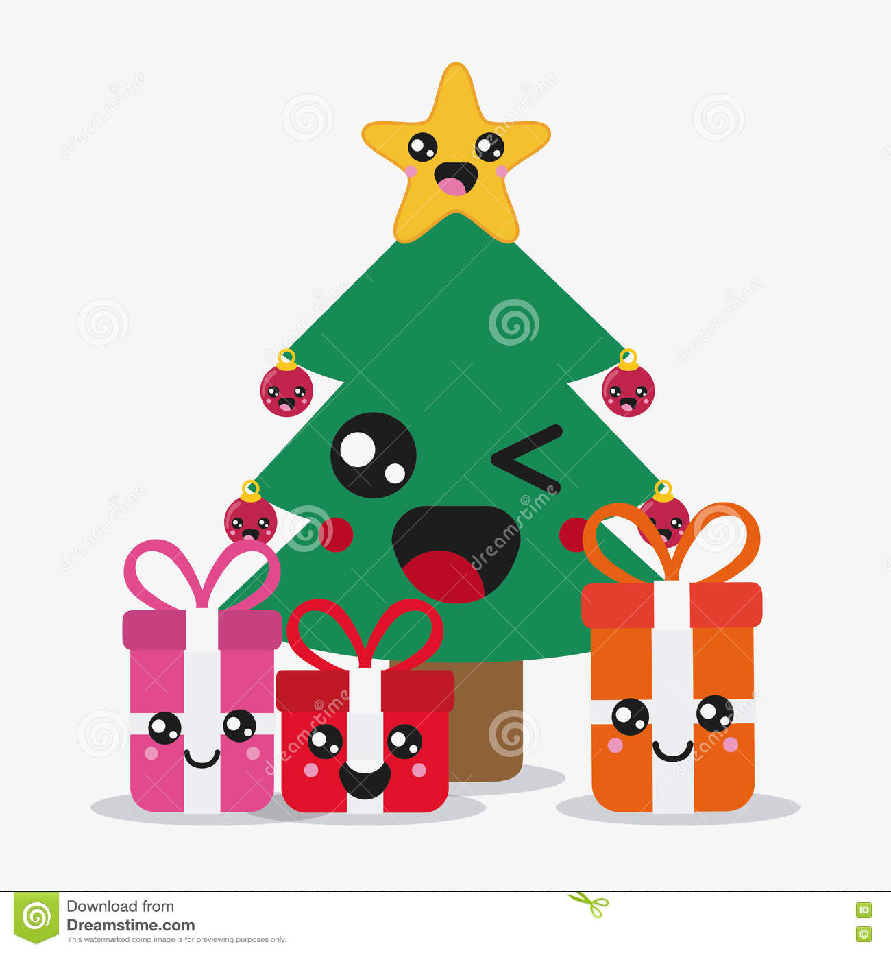 Cadeau de noel graphique
