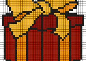 Pixel art noel cadeau