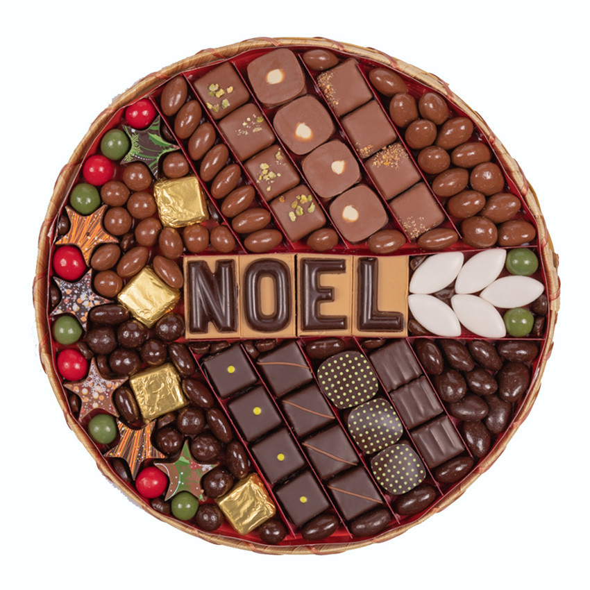 Coffret cadeau chocolat noel