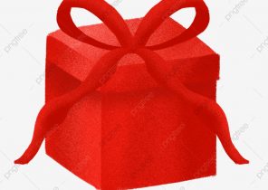Cadeau noel fond transparent