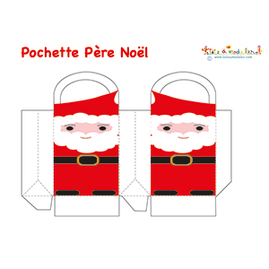 Enveloppe cadeau noel à imprimer gratuit
