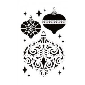 Modele pochoir noel cadeau