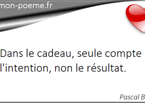 Poeme cadeau noel
