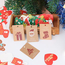 Etiquette cadeau noel kraft