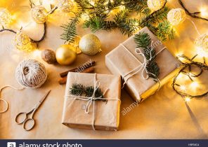 Noel cadeau orange