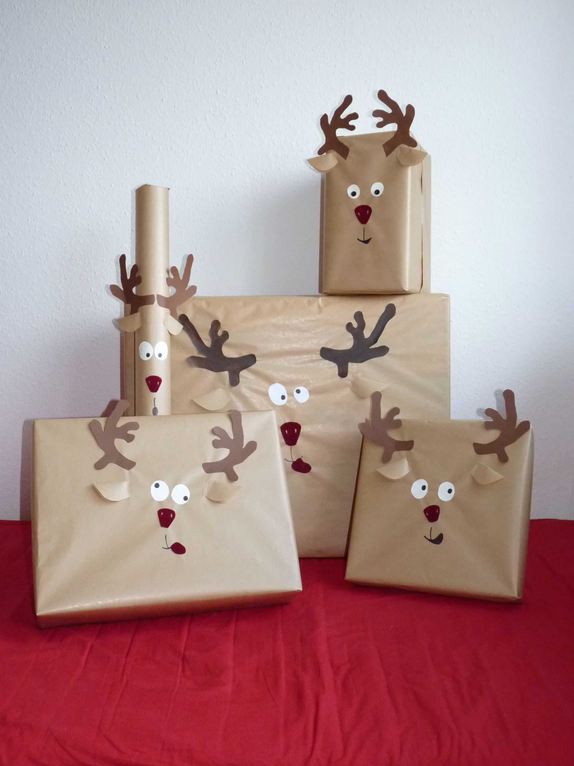 Emballage cadeau noel animaux