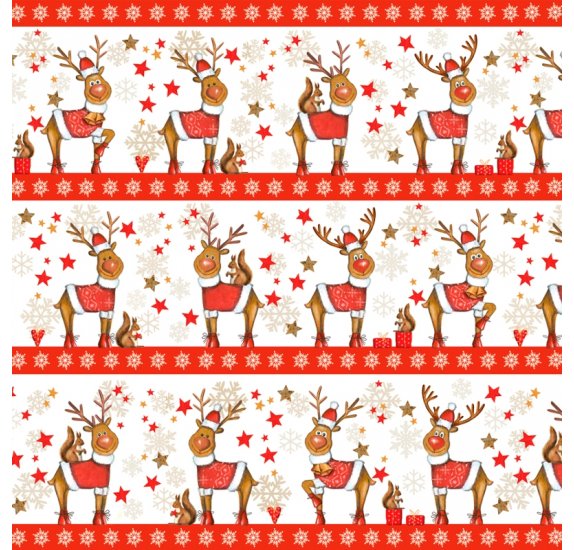 Papier cadeau noel or