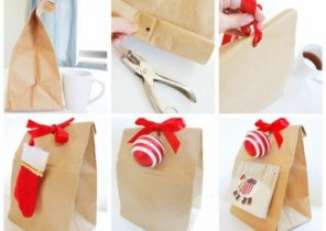 Emballage cadeau noel maternelle