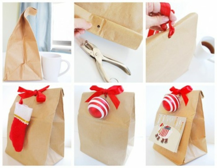 Emballage cadeau noel maternelle