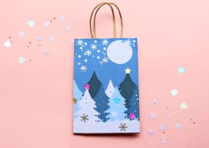 Sac cadeau personnalisé noel