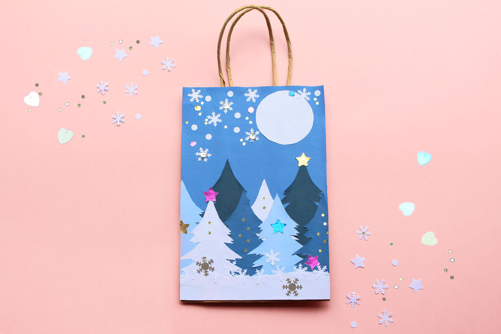 Sac cadeau personnalisé noel