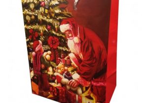 Pochette cadeau pere noel