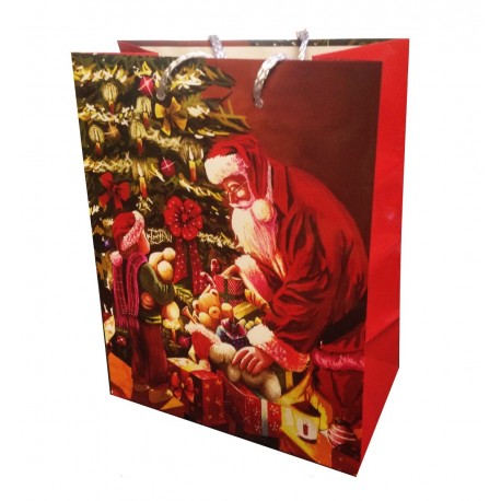 Pochette cadeau pere noel