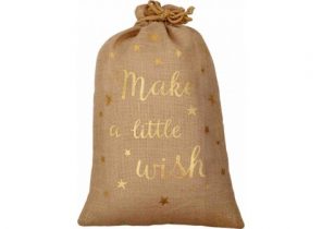 Sac tissu cadeau noel