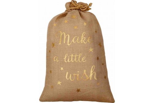 Sac tissu cadeau noel