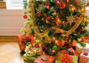 Sapin de noel en cadeau