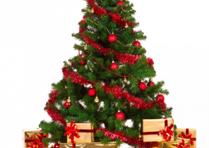 Cadeau et sapin noel