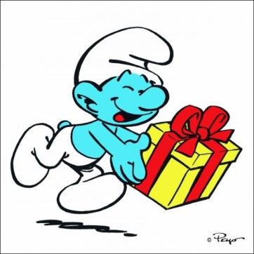 Schtroumpf cadeau noel