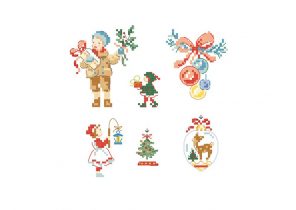 Etiquettes cadeau de noel
