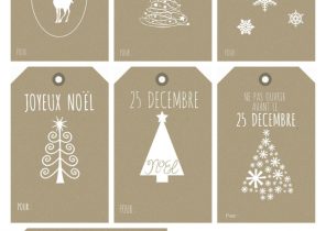 étiquettes cadeau noel