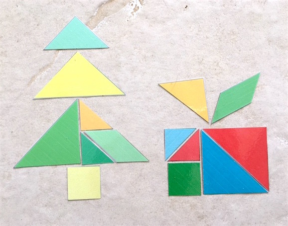 Tangram cadeau noel