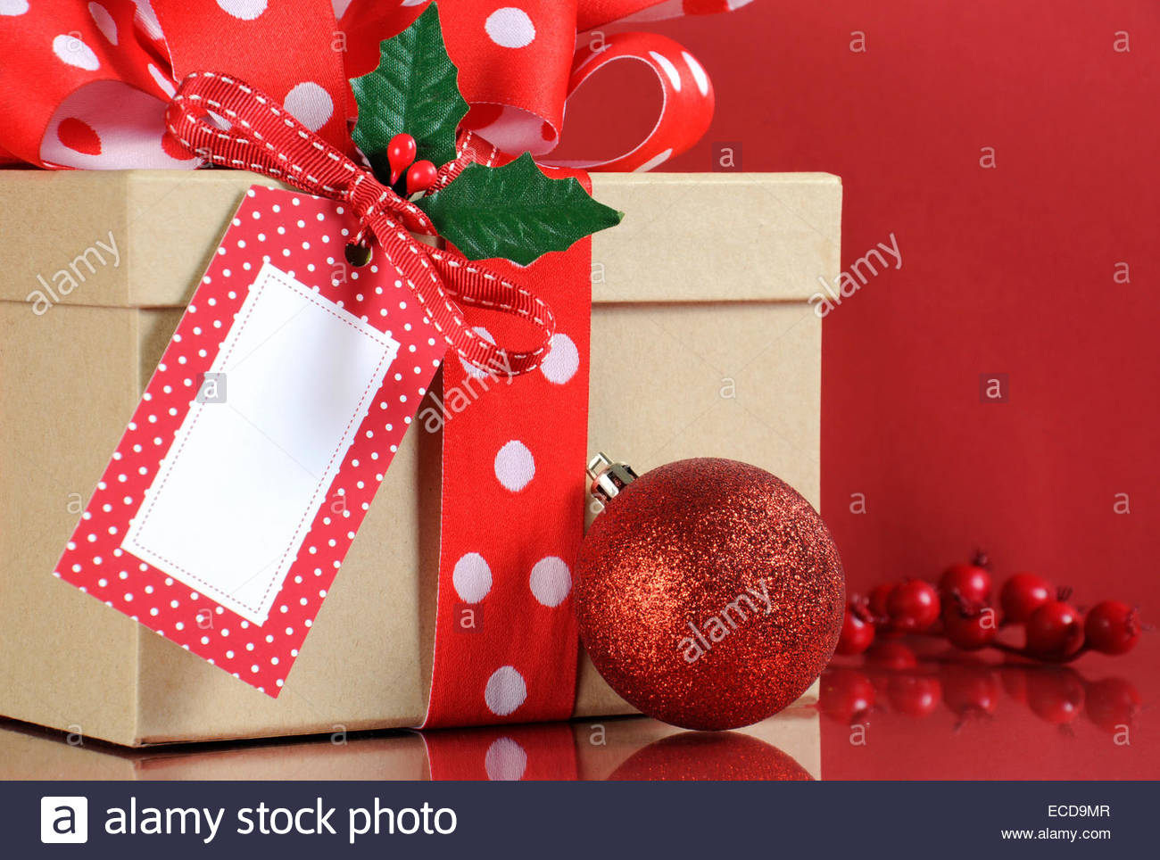 Emballage cadeau noel ruban