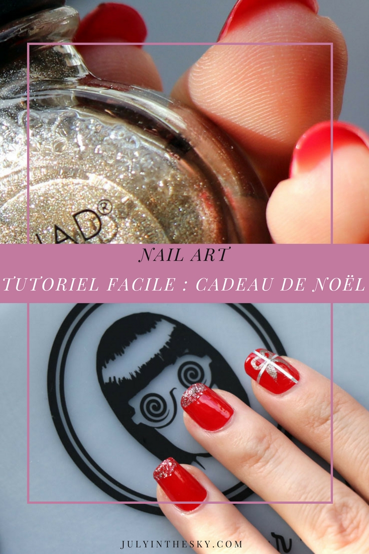 Nail art cadeau de noel
