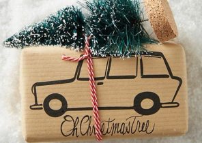 Emballage cadeau noel fait maison
