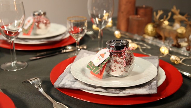 Cadeau de table noel