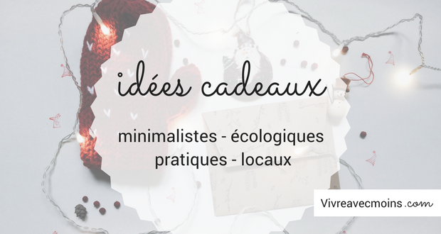 Cadeau noel ecologique